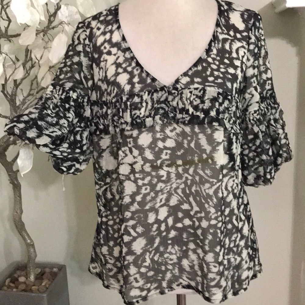 LOFT SHEER BLOUSE